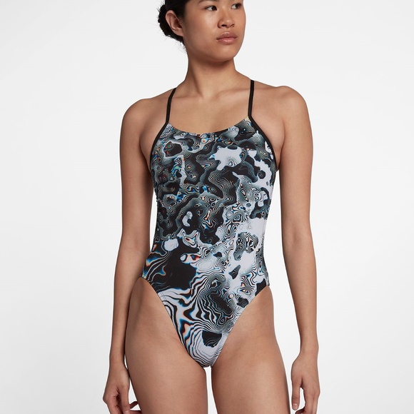 nike women's geo shock water polo suit